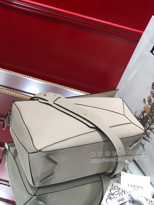 LOEWE經典爆款包包 羅意威中號Puzzle幾何拼接手提斜挎包 10171  tcl1146